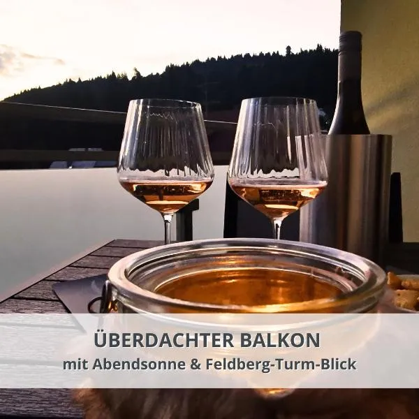 FeWo Schwarzwaldschick Feldberg I Bergurlaub I Balkon I Whirlwanne I Tiefgarage I HochschwarzwaldCard inkl, Hotel in Feldberg (Schwarzwald)