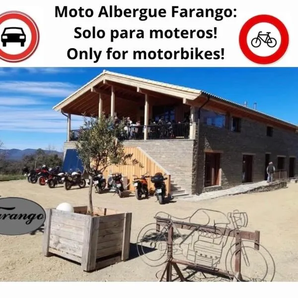 Moto Albergue Farango FOR MOTORBIKERS ONLY - SOLO PARA MOTEROS, hotel v destinaci Benabarre