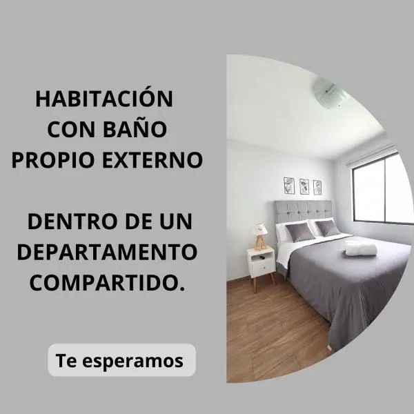Habitación en departamento Compartido - La Paz 504 โรงแรมในลิมา