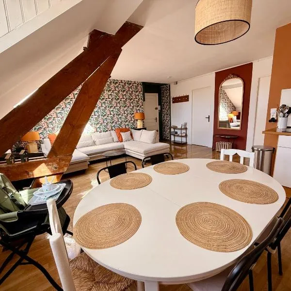 La Suite, Appartement 2 chambres, 5 personnes, plein centre, proche plage de Wimereux, Hotel in Wimereux