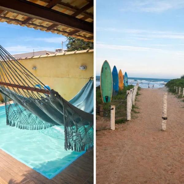 Casa de praia Unamar Cabo frio piscina churrasqueira