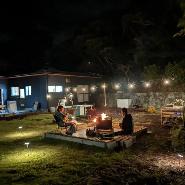 Big Island Base 一棟貸し 海徒歩 シュノーケル拠点 BBQ可 伊豆大島 最大6名, hotel Osimában