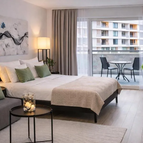 브라쇼브에 위치한 호텔 LUMO Terrace Studio with Private Parking near Coresi