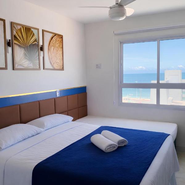 Studio Vista Mar - Garagem - Academia - Próximo a Praia - Wifi - Até 4 hóspedes