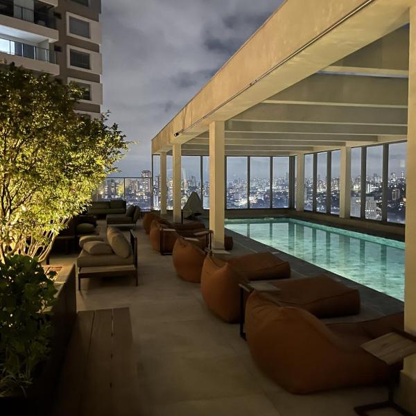Studio 11ºandar, novo, completo, piscina rooftop e academia - Foto 4