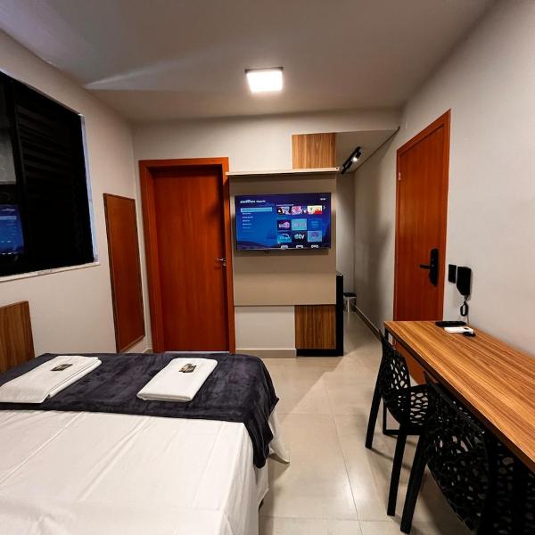 BH Suites - C04-303 Great New Apartment-Studio - Cruzeiro