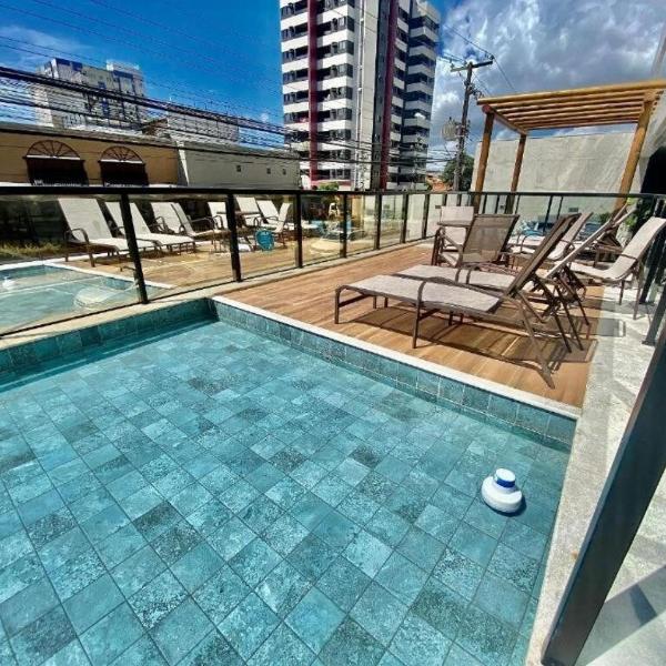 Quarto e Sala Jatiúca Piscina Praia - Foto 4