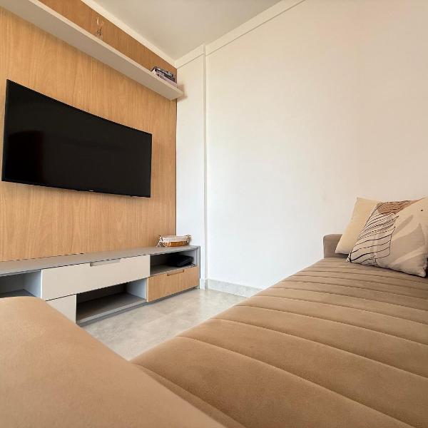 Apartamento Clean com 2 quartos em frente à praia e com 2 varandas - Ideal para famílias. - Foto 5