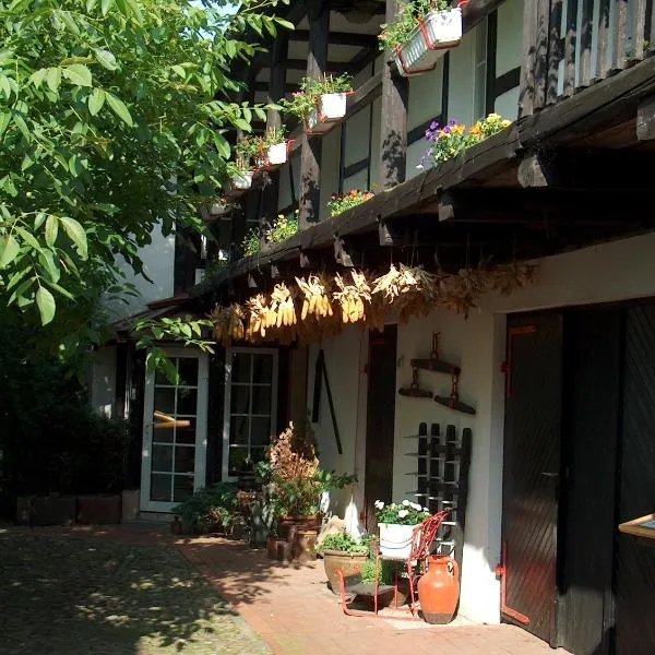 Barby में, होटल Hotel garni & Oma's Heuhotel 'Pension zur Galerie'