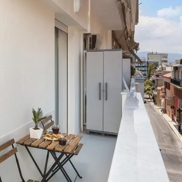 Soul of Sun - Luxury 2-Bath Apt with Balcony, 85sqm, Chania Center, viešbutis Chanijoje