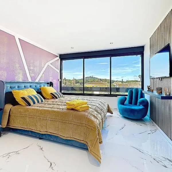 Studio luxe Le Venus doré 218 au village naturiste Port Venus, hotell i Cap d'Agde