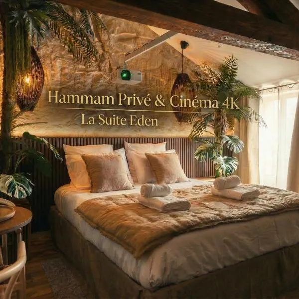 Suite Luxe Eden - Hammam Privé et Cinéma Immersif - Expérience unique, viešbutis mieste Roanas