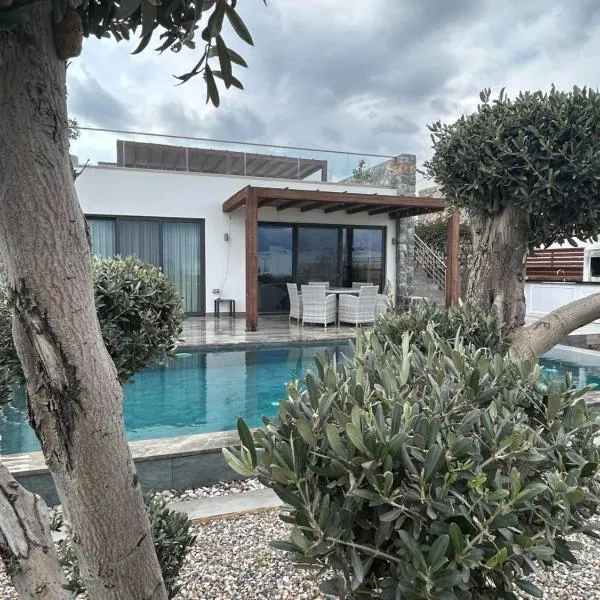 Bungalow med privat saltvannsbasseng på Dejablue, hotel in Bahçeli