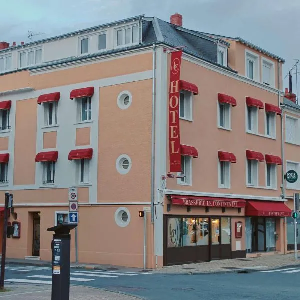 Logis Hotel Le Continental、シャトールーのホテル