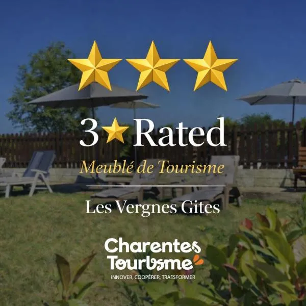 Les Vergnes Gites 3 Star Rated Holiday Home with Pool, viešbutis mieste Exideuil