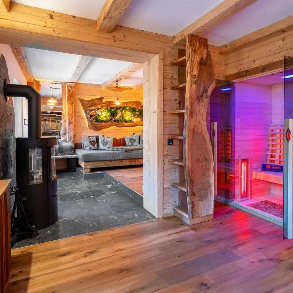 Bergromantik Ferienwohnung Harmonie mit Sauna, Whirlpool und Bergblick, hotel v destinaci Marktschellenberg