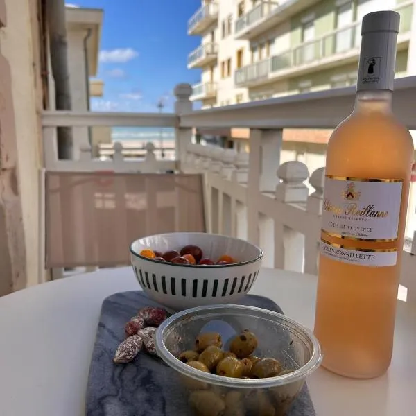 Balcon Vue Mer - 20m Plage, Berck-sur-Mer-4 pers, hotel in Berck-sur-Mer