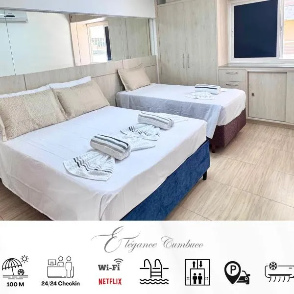 Apartamento Beach place Cumbuco 100metros Praia, viešbutis mieste Cumbuco
