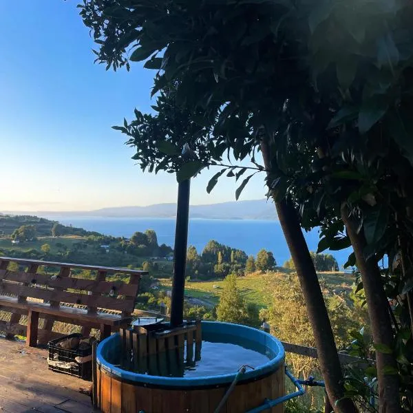 Cabaña el tilo, hotel Lago Rancóban