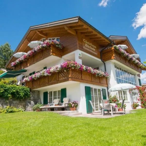 Ferienwohnung Gästehaus Büchele Kleinwalsertal, hotel em Hirschegg