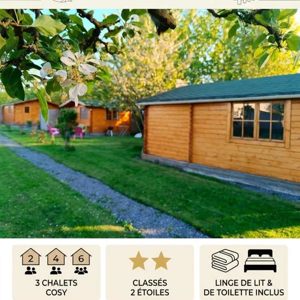 Verton, Gîte Les chalets du Fliers Meublés de tourisme classés 2 étoiles plage de BERCK SUR MER, готель у місті Verton