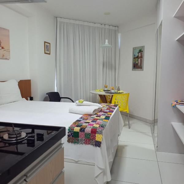 Belo Studio Quadra Beira Mar de Boa Viagem proximo ao Aeroporto - Foto 5