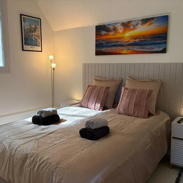 Appartement Centre ville & Parking gratuit au calme et à 5min de la gare, hotel sa Quimper