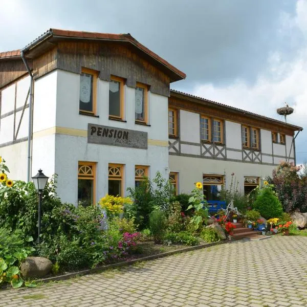 Pension Moritz unterm Storchennest -16303 Schwedt,Schwedter Allee1, hotel em Schwedt