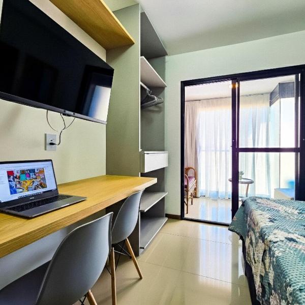 Estúdio Premium Vista Mar na Pituba com Wi-Fi e Vaga - Foto 5