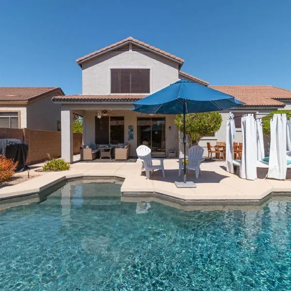 Mesa में, होटल Desert Oasis 4BD 3BA, Lux Resort Pool in Mesa, AZ