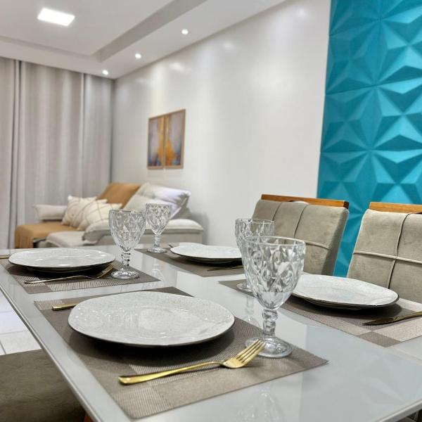 Apto com Piscina, Ar, Lava e Seca e Garagem
