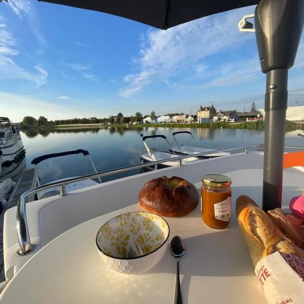 Iris, bateau douillet, hotel in La Collancelle