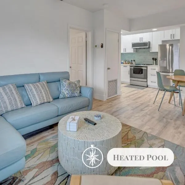 One-bedroom Suite Heated pool Dock Access Quiet Neighborhood SaltAire Three RESlDENCES, hotel in Fort Lauderdale