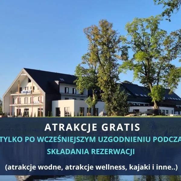 Natural Hotel przy plaży-Ostróda-basen na III kondygnacji, hotel em Ostróda