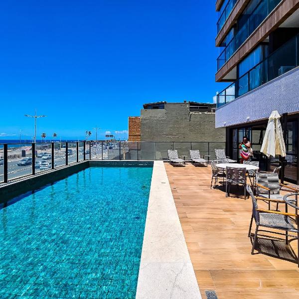 Apartamento pé na areia Pituba. Lazer e negócios - Foto 4