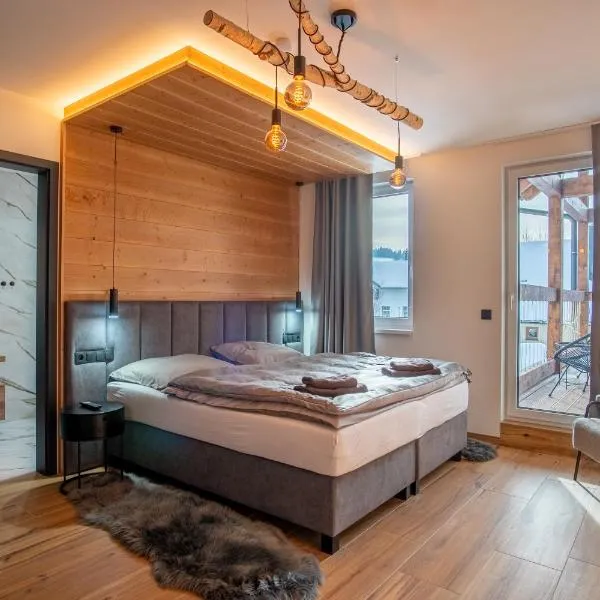 RESORT JEZERNÍ Apartmány & Penzion Wellness, hotel v destinácii Železná Ruda