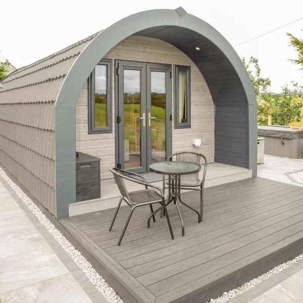 Glamping Loch Lomond - Thistle pod with hot tub & sauna pod, hotel in Alexandria