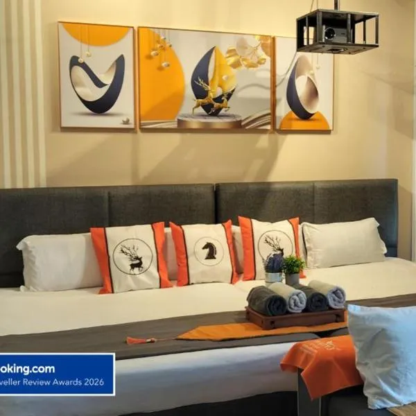 Bali Melaka Full SeaView WaterPark 1-5Pax 5minJonker HERMES ALLEY Projector, hótel í Melaka