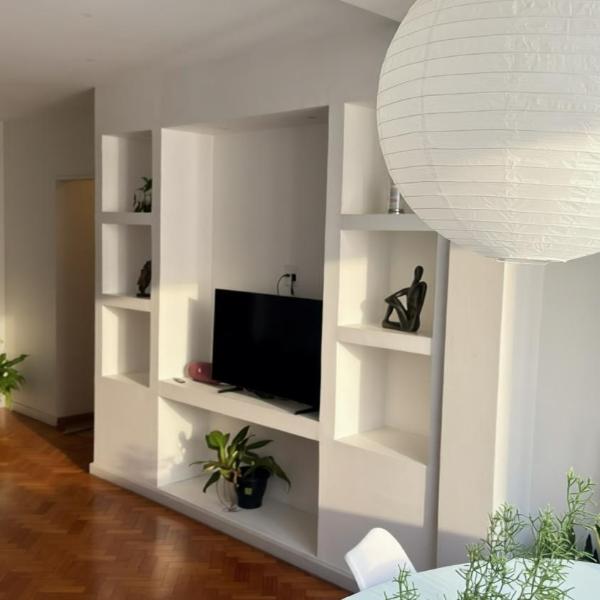 Suíte Copacabana 1 quadra praia apt compartilhado - Foto 5