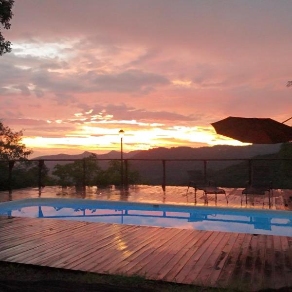 Chácara pôr do sol