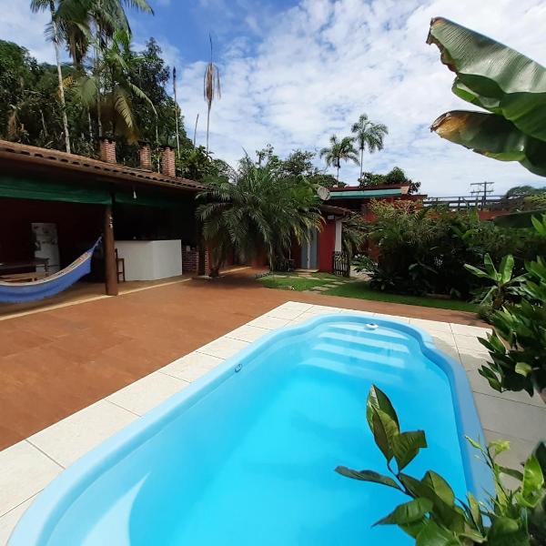 Família Itamambuca Edícula piscina e cachoeira