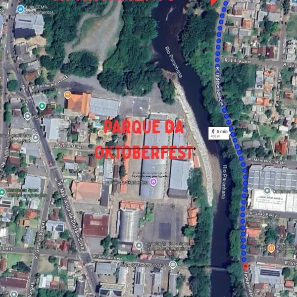 Apartamento 01 completo com vaga de estacionamento, khách sạn ở Igrejinha