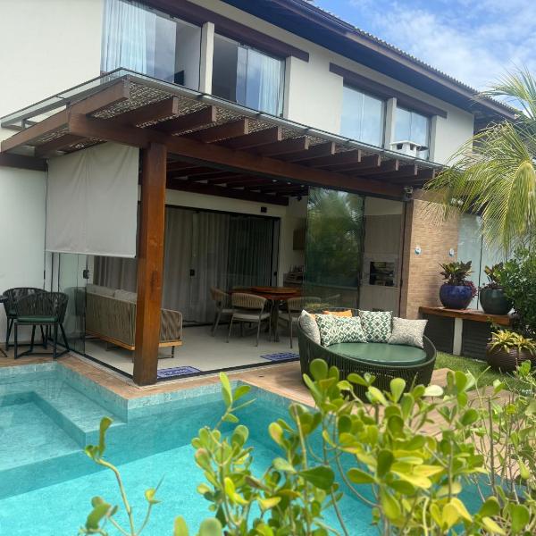 CASA PISCINA COM HIDRO CASCATA CHURRASQUEIRA 150 m DA PRAIA PE NA AREIA IMBASSAI - Foto 3