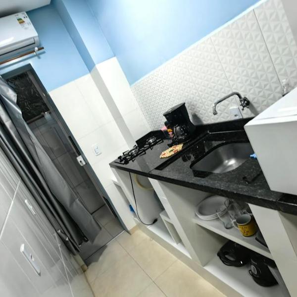 Apartamento 01 completo com vaga de estacionamento - Foto 4