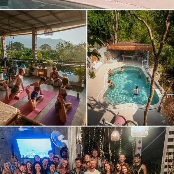 Wonderland Jungle Hostel โรงแรมในเกาะเต่า