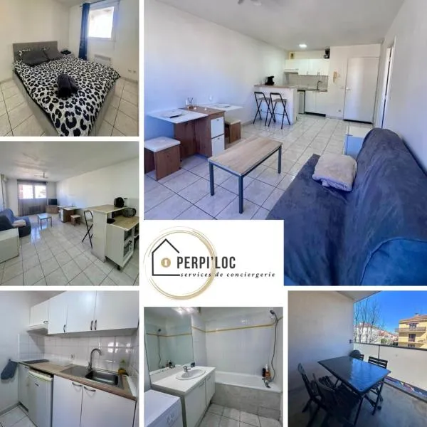 Appartement Palma pour 4 personnes avec terasse, hótel í Perpignan
