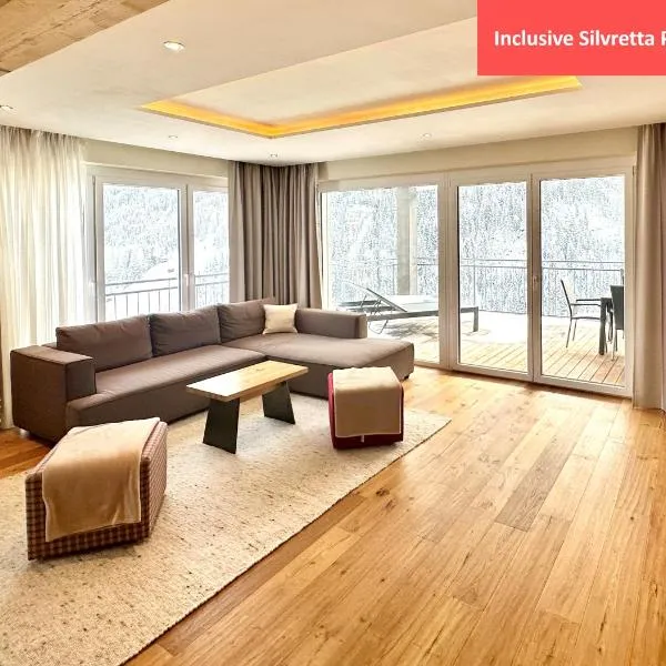 Viesnīca NEU Zirben Luxus Apartments mit SPA und Pool direkt in Kappl pilsētā Kapla
