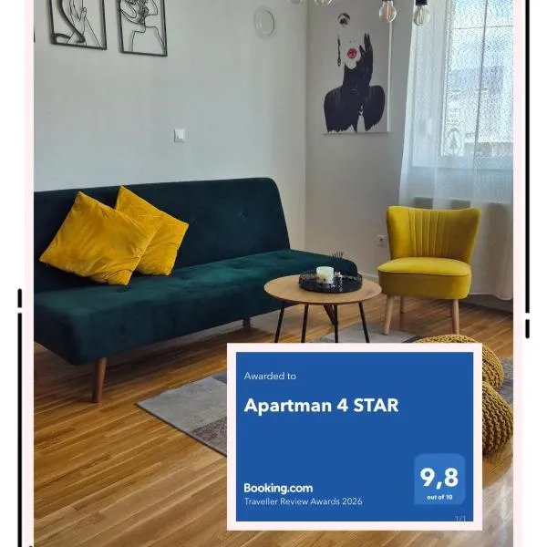 Apartman 4 STAR, hotel in Osijek