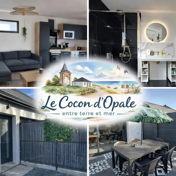 Le Cocon d'Opale, maison cosy proche de Berck, 5pers, hotell i Verton
