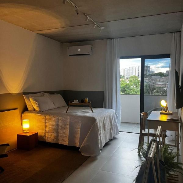 Apartment in Fragata near Famema and HC with air conditioning and garage